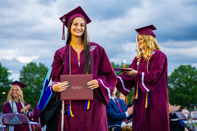 Students celebrate graduating